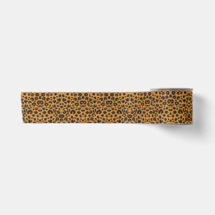 Leopardenmuster Satinband