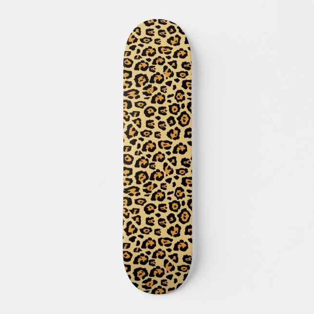 Leopardenmuster  skateboard (Vorne)