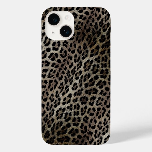 Leopardenmuster, Tiger, Leopardenfell, modisch, Case-Mate iPhone Hülle (Rückseite)