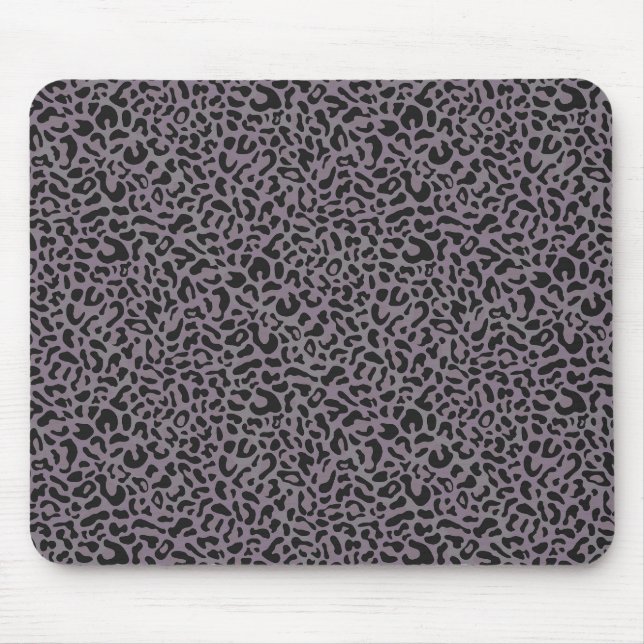 Leopardenprint (dunkel) mousepad (Vorne)