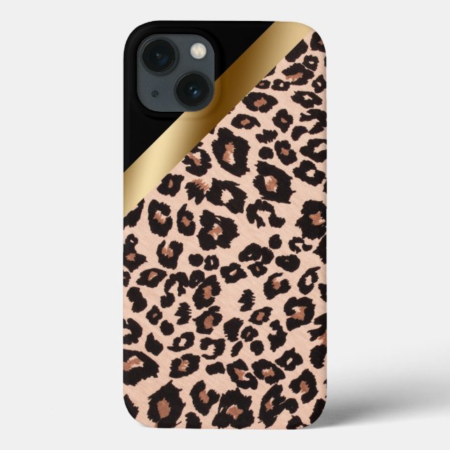 Leopardenprint-iPhone-13-Hülle Case-Mate iPhone Hülle (Rückseite)
