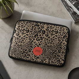 Leopardenprint-Laptop-Hülle | Neopren-Schutzhülle Laptopschutzhülle