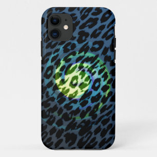 Leopardenprint Retro Swirl Licht Case-Mate iPhone Hülle