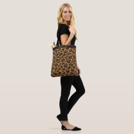 Leopardenprint-Tasche mit individuellem Namen