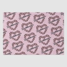 Leopardenrahmen für Buchhalter Rosa