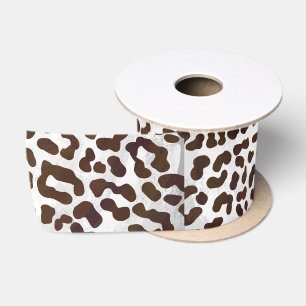 Leopardenschokolade Satinband