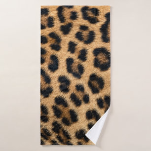Leopardenstruktur Badehandtuch