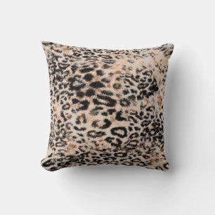 Leopardenstruktur, Leopardenmuster Kissen