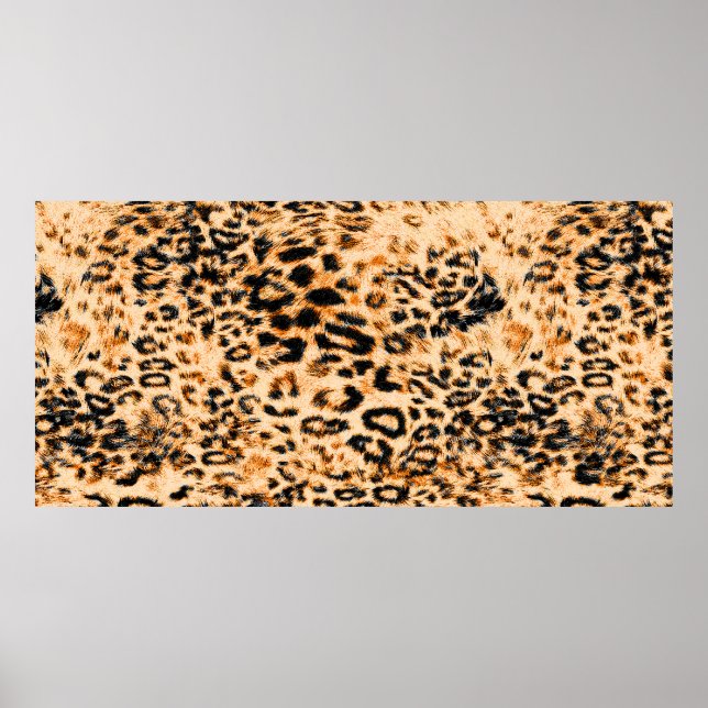 Leopardenstruktur, Leopardenmuster Poster (Vorne)