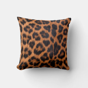 Leopardenstruktur: Naher Leopardenfleck Kissen