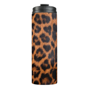 Leopardenstruktur: Naher Leopardenfleck Thermosbecher