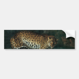 Leopardess (von Jean-Baptiste Oudry) Autoaufkleber