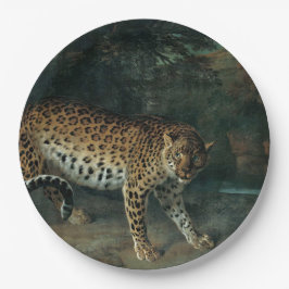 Leopardess (von Jean-Baptiste Oudry) Pappteller