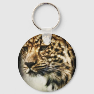 Leopardfläche Schlüsselanhänger