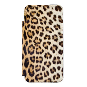 Leopardhaar Incipio Watson™ iPhone 5 Geldbörsen Hülle