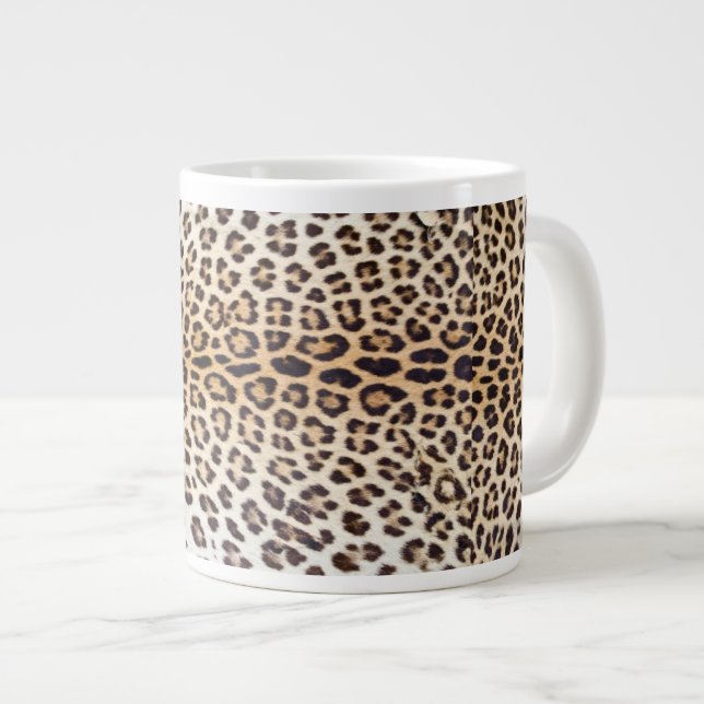 Leopardhaar Jumbo-Tasse (Vorderseite Rechts)