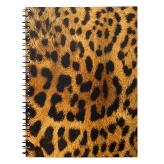 Leopardpelznotizbuch Notizblock (Vorderseite)