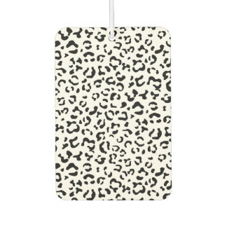 Leopardrucke, Leoparden, Schwarz und Weiß Autolufterfrischer