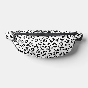 Leopardrucke, Leoparden, Schwarz und Weiß Bauchtasche
