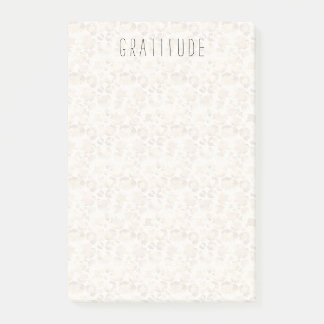 Leopardrucke Post-it Klebezettel (Vorderseite)