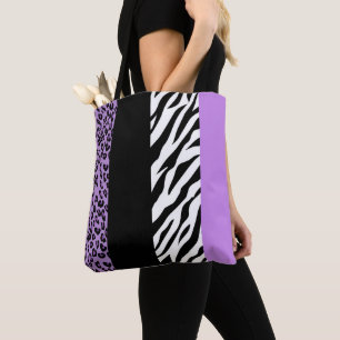 Leopardrucke, Zebra Print, Tierdruck, Lila