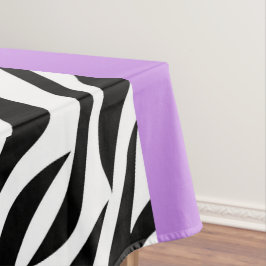 Leopardrucke, Zebra Print, Tierdruck, Lila Tischdecke