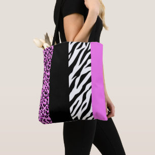 Leopardrucke, Zebra Print, Tierdruck, Rosa