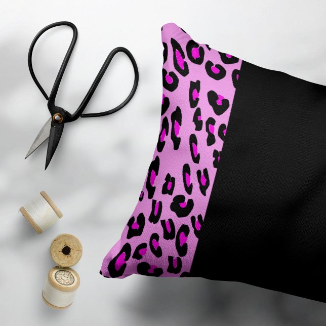 Leopardrucke, Zebra Print, Tierdruck, Rosa Dekokissen (Von Creator hochgeladen)