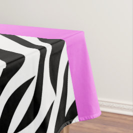 Leopardrucke, Zebra Print, Tierdruck, Rosa Tischdecke
