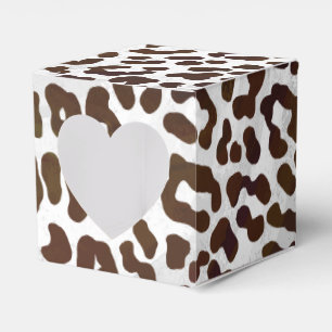 Leopardschokolade Geschenkschachtel