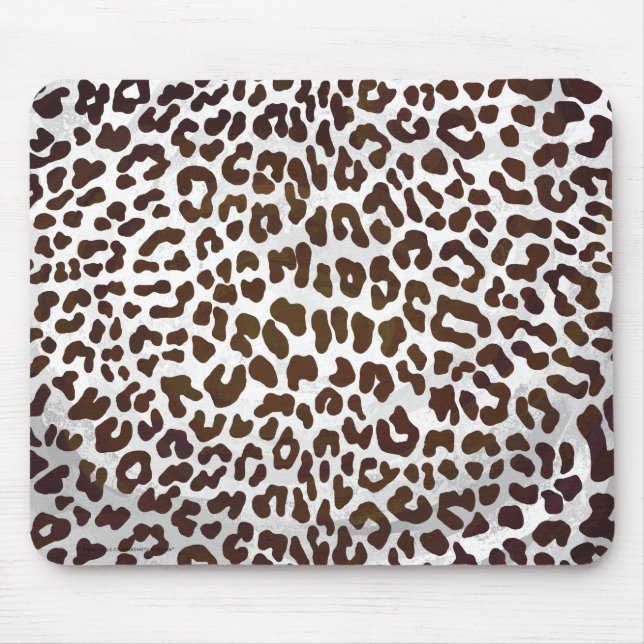 Leopardschokolade Mousepad (Vorne)
