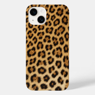 Leopardtextur Fell Haut Leder Tierdruck Muster Case-Mate iPhone 14 Hülle