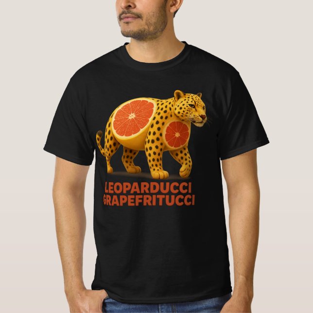 Leoparducci Grapefruitucci - Citrus Jungle Italien T-Shirt (Vorderseite)