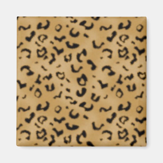 Leoparmagnet Magnet (Vorne)