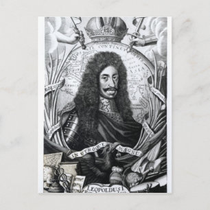 Leopold I. , König von Ungarn und Heiliger Römer Postkarte