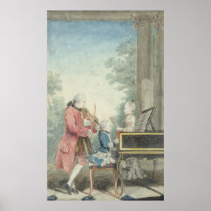 Leopold Mozart und seine Kinder Wolfgang Poster