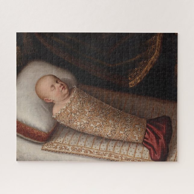 Leopoldo de’ Medici  in swaddling, Ligozzi Puzzle (Horizontal)