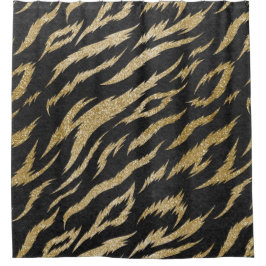 Leoporstreifen Duschvorhang