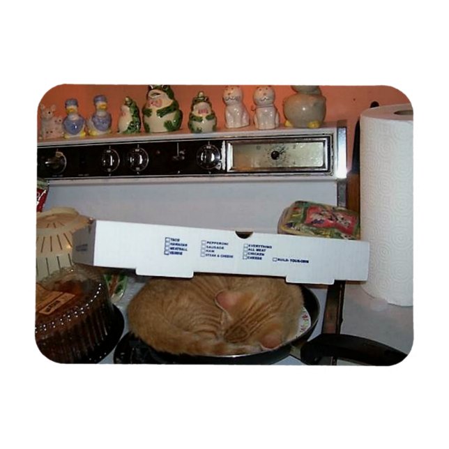 Leos Pizza Blanket Magnet (Horizontal)
