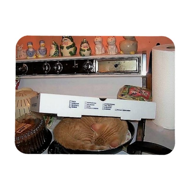 Leos Pizza Blanket Magnet (Horizontal)