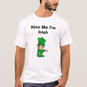 leperchauns, küssen mich, den ich irisch bin T-Shirt