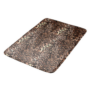 Lepoard Skin Print Badematte