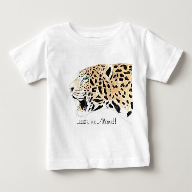 Lepord Verließ mich allein!! T-Shirt (Vorderseite)