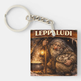 Leppaludi Icelandic Yule Lad Schlüsselanhänger