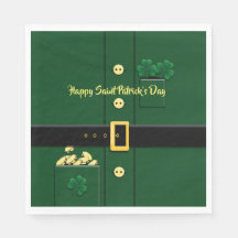 Leprechaun Anzug St Patricks Day Party P Napkin