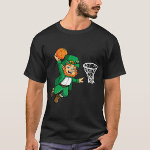 Leprechaun Basketball St Patricks Day Geschenke fü T-Shirt