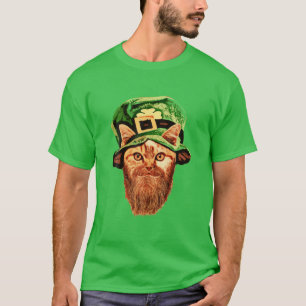 Leprechaun Cat St. Patrick's Day T-Shirt