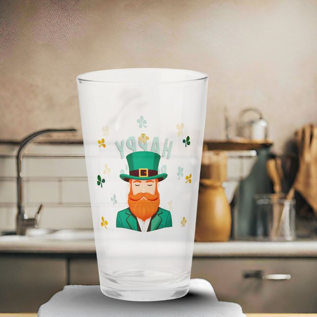 Leprechaun Clover Kleeblatt Patricks Day Glas (Von Creator hochgeladen)