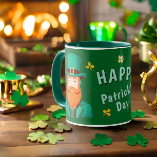 Leprechaun Clover Kleeblatt Patricks Day Tasse