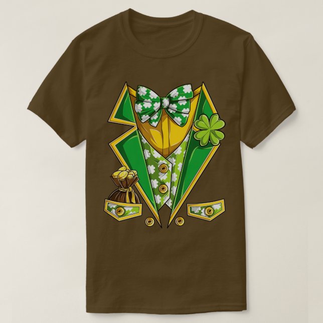 Leprechaun Costume Boys Kids Men St Patricks Day G T-Shirt (Design vorne)